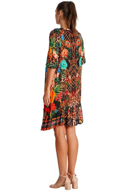 Sophie Tiered Midi Dress  La Moda Clothing