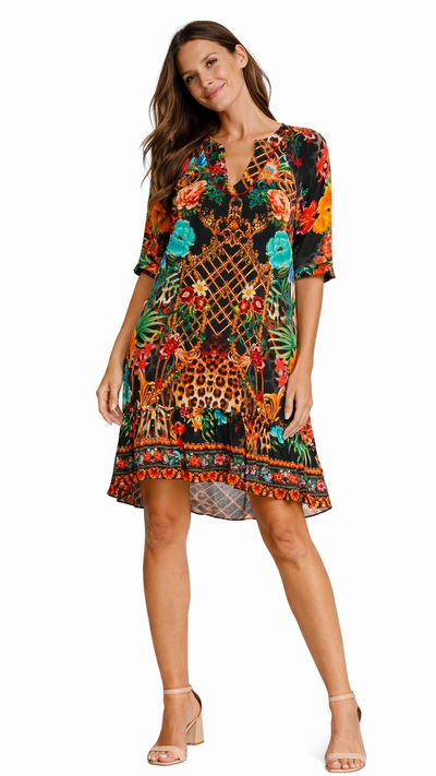 Sophie Tiered Midi Dress  La Moda Clothing