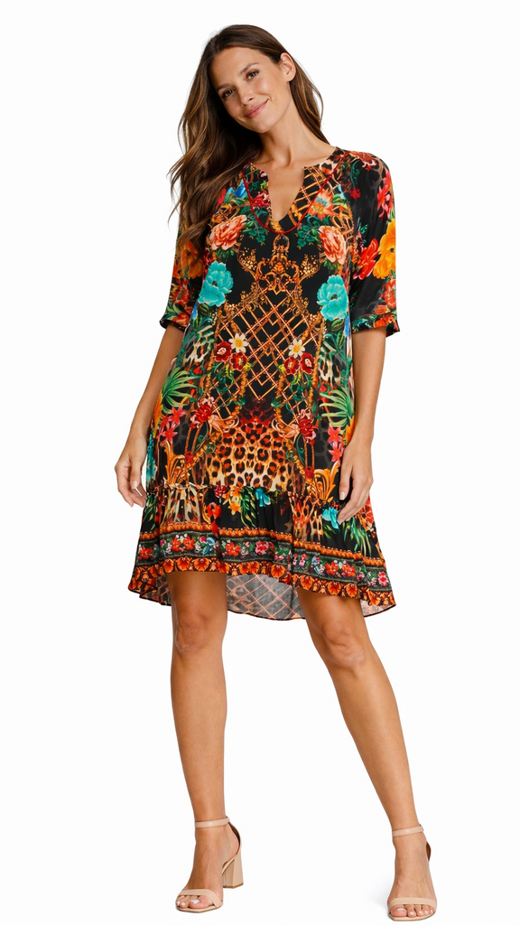 Sophie Tiered Midi Dress  La Moda Clothing