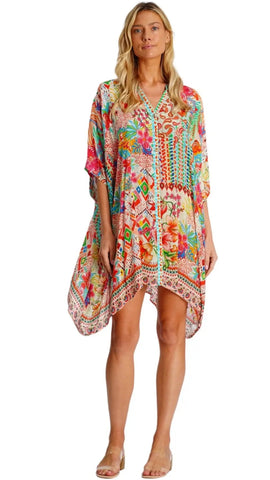 Front Button Caftan  La Moda Clothing