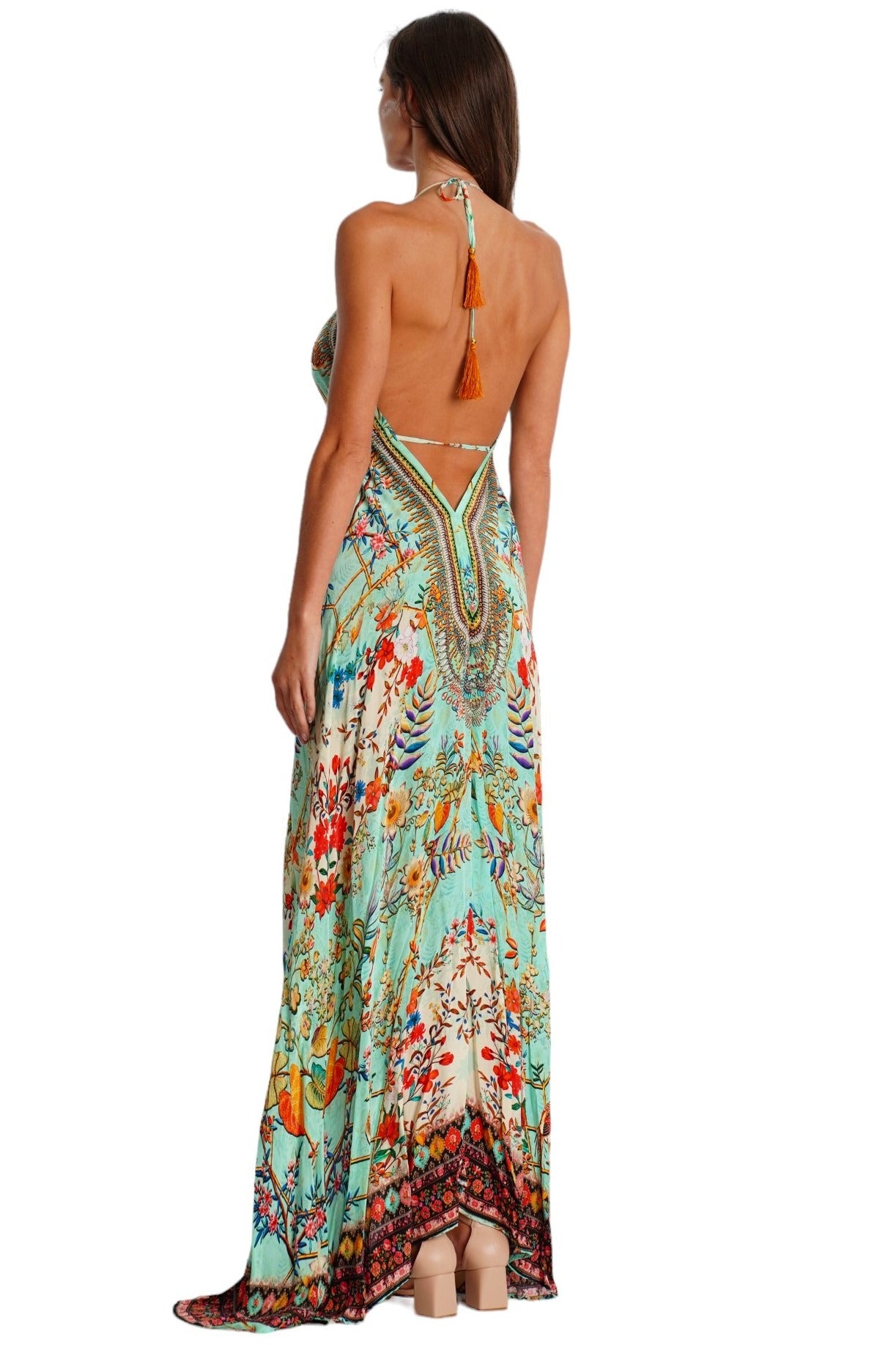 maxi dresses wholesale direct supplier Resort Dress Motif: Rayures Color:WATERMELON STRIPE Sold in packs of MuseNap CURVE Plus Size