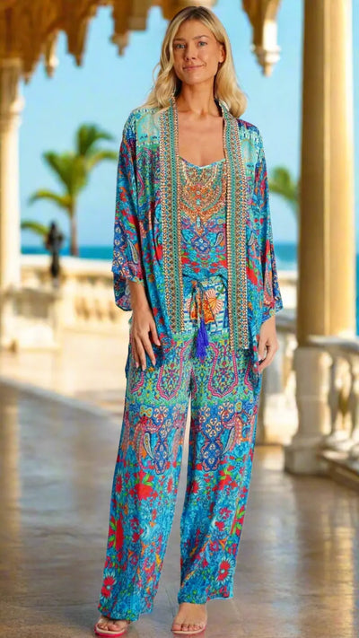 Short Resort Cape  La Moda Clothing