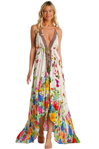 High-Low Halter Maxi Dress  La Moda Clothing