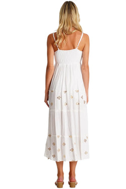White Sundress  La Moda Clothing