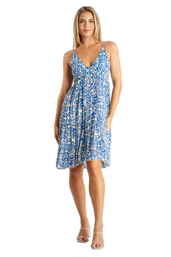 Spaghetti Strap Mini Dress - La Moda Clothing