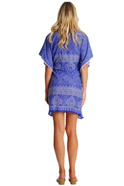 Caftan Dress Short  La Moda Clothing
