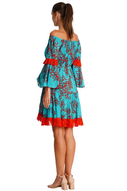 Off Shoulder Summer Mini Dress  La Moda Clothing