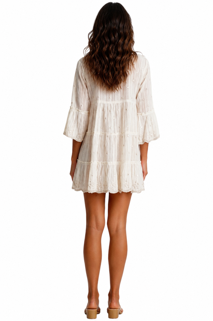 Cute White Mini Dress