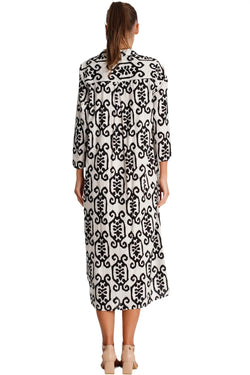 Maxi Shirt Dress  La Moda Clothing