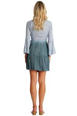 Dyed Mini Dress  La Moda Clothing