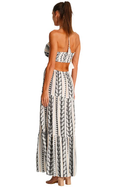 Cut Out Maxi Dress  La Moda Clothing