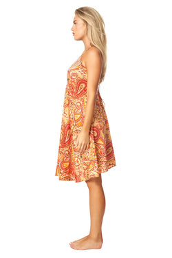 Cute Positano Mini Boho Dresses - La Moda Clothing