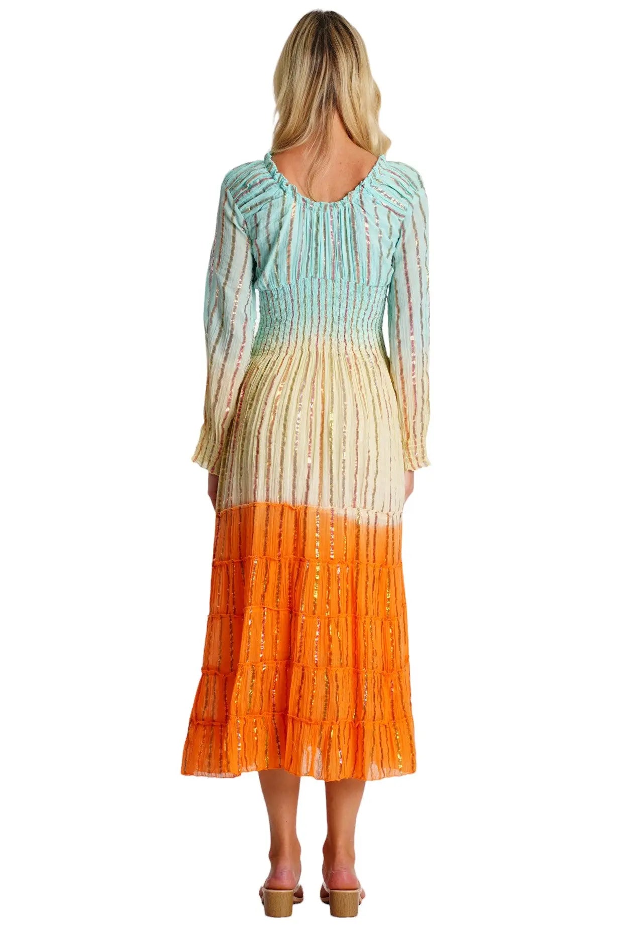 Womens Vintage Boho Maxi Dress  La Moda Clothing