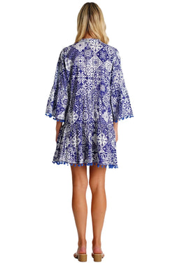 Summer Mini Shirt Dress  La Moda Clothing