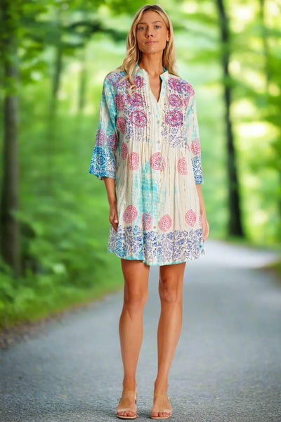 Women's Mixi Short Shirt Dress  La Moda Clothing