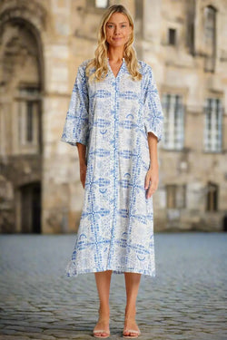 Cotton Kaftan Dress  La Moda Clothing