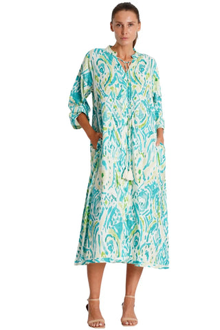 Cotton Caftan Dress  La Moda Clothing