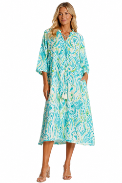 Cotton Caftan Dress