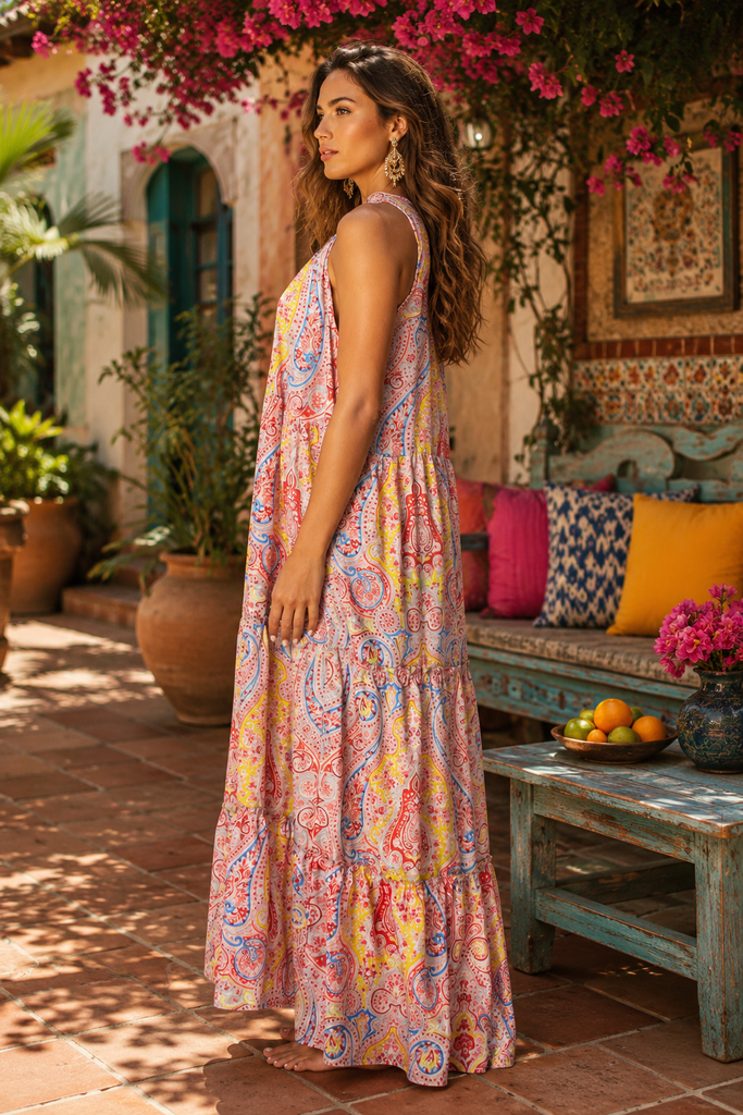 Boho Positano Maxi Dresses