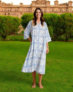 Cotton Kaftan Dress  La Moda Clothing