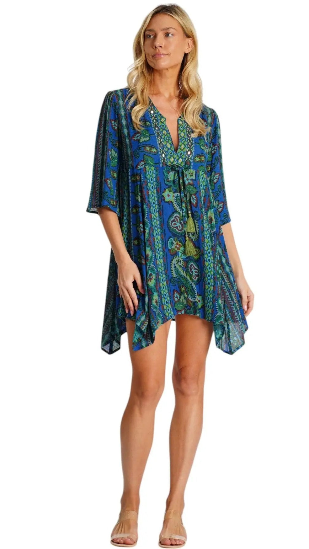 Mini Cover Up Dress  La Moda Clothing
