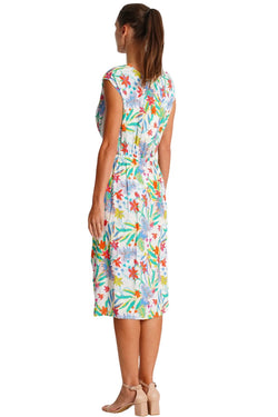 Casual Summer Midi Dress  La Moda Clothing