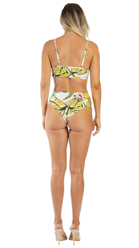 Wholesale Tropical High-Waist Bikini Set with Matching Cover Ups | Resort Swim Supplier  La Moda Clothing
