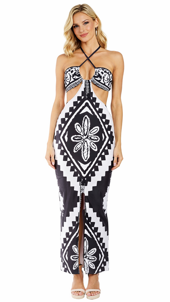 Wholesale Convertible Bikini Set with Matching Beach-to-Bar Cover Up | Resort Swim Supplier  La Moda Clothing