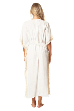 Megan Coverup Maxi Caftan Dress - La Moda Clothing