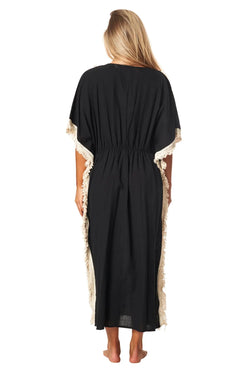 Megan Coverup Maxi Caftan Dress - La Moda Clothing