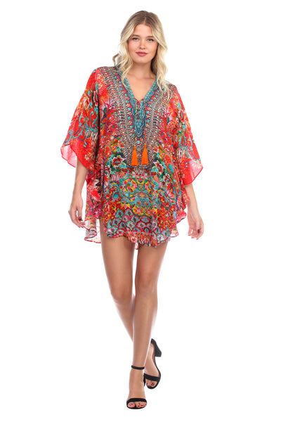 Soul of Summer Balloon Kaftan Dress Perfect for Resort Wear - La Moda Clothings
