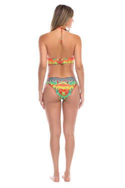 Macaw Triangle String Bikini 2Pc Set - La Moda Clothings