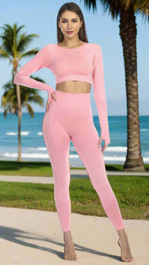 Women's Knitted Seamless Long Sleeve Shirt Wholesale - La Moda Clothings