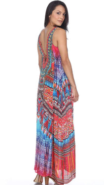 Resort Beach 2 Two Slit Party Maxi Long Dresses for Women - Sun Beach Club Dresses, Summer Wedding and Casual Evening - Wholesale Wholesale La Moda Clothings