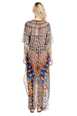 Club Moda :Women's Long Caftan Dress with front Slit | Luxuriously Soft Kaftans - Wholesale Wholesale La Moda Clothings