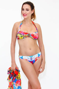 Flower Garden Bikini LMS - 004 BK - Wholesale Wholesale La Moda Clothings