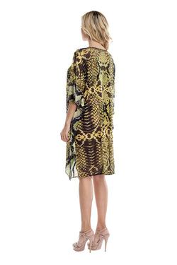 Multi Color Sheer Kaftan / Cover Up - Wholesale Wholesale La Moda Clothings