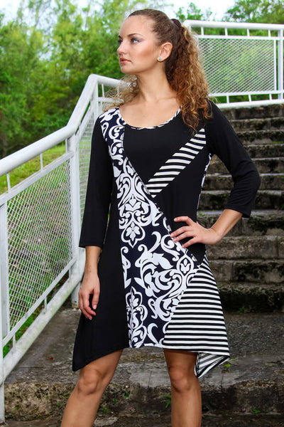 Tunic-Style Cover-Up Dress | Resort Wear Wholesale - La Moda Clothings